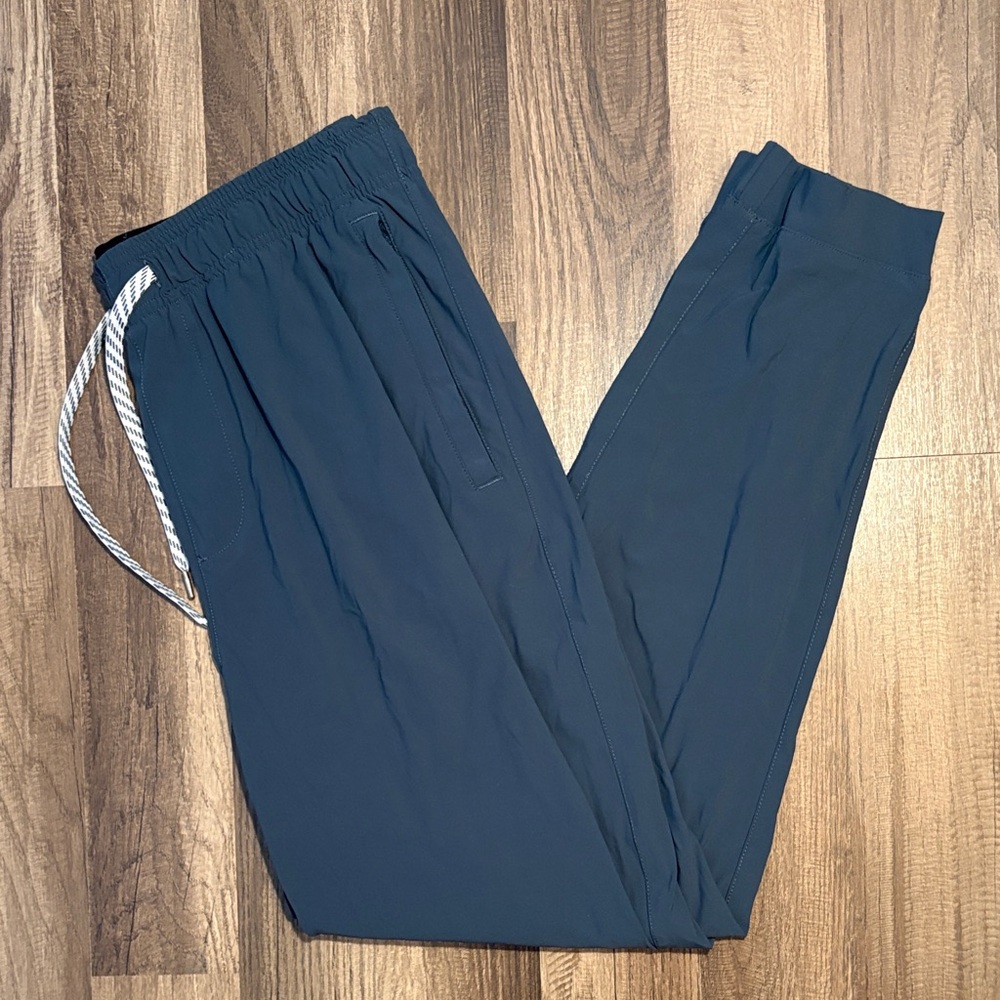 90 Degree By Reflex Navy Jogger Pants with White Drawstring